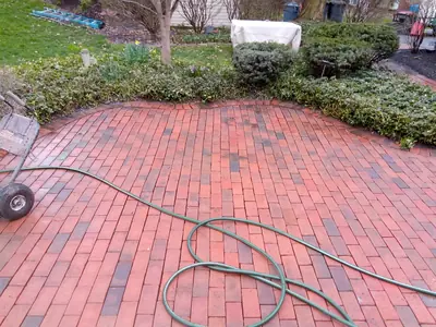 Paver Patio Cleaning - Paver Patio Cleaning pressure washing results Lancaster PA