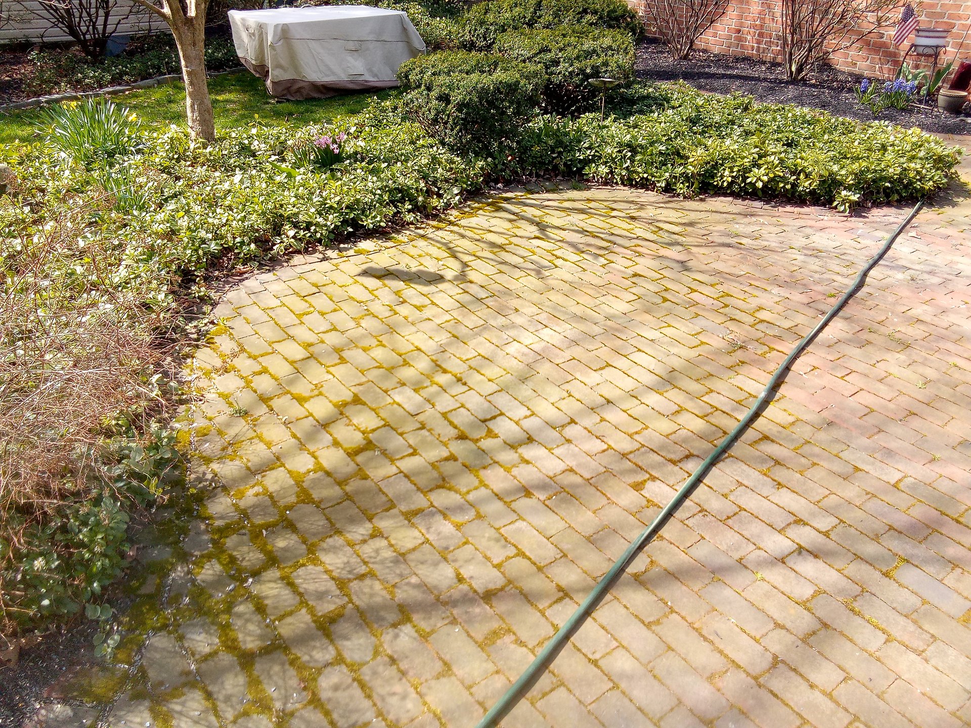 Paver Patio Cleaning service in Lancaster PA - Residential by Rhynobi Pressure Washing